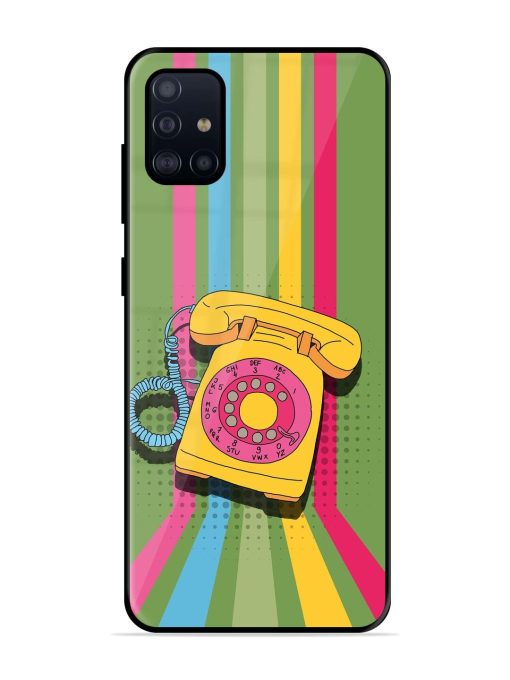 Retro Dialer Glossy Soft Edge Case for Samsung Galaxy A71 Chachhi