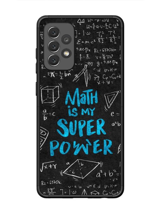 Math Magic Glossy Soft Edge Case for Samsung Galaxy A72 Chachhi