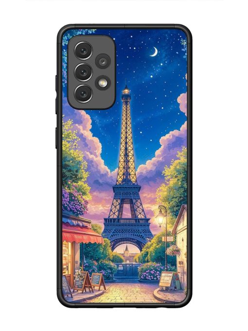 Twilight In Paris Glossy Soft Edge Case for Samsung Galaxy A72 Chachhi