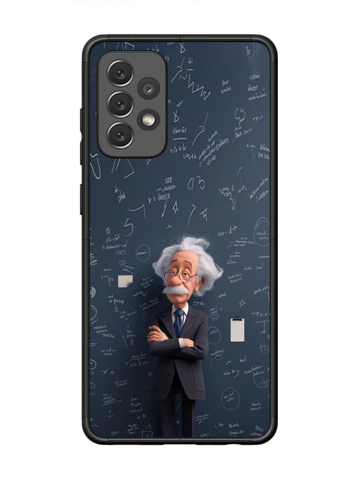 Albert Einstein Glossy Soft Edge Case for Samsung Galaxy A72 Chachhi