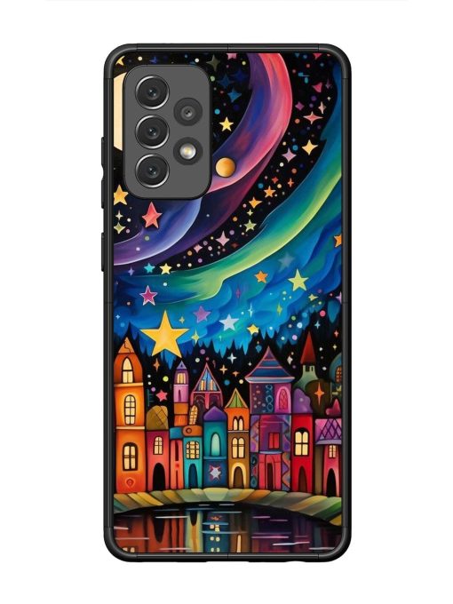 Starlit Village Glossy Soft Edge Case for Samsung Galaxy A72 Chachhi