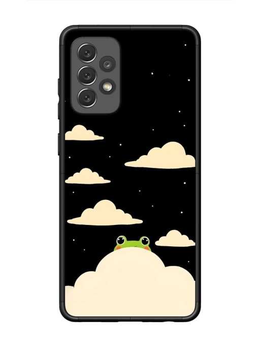 Froggy Night Sky Glossy Soft Edge Case for Samsung Galaxy A72 Chachhi