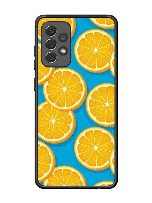 Citrus Symphony Glossy Soft Edge Case for Samsung Galaxy A72 Chachhi