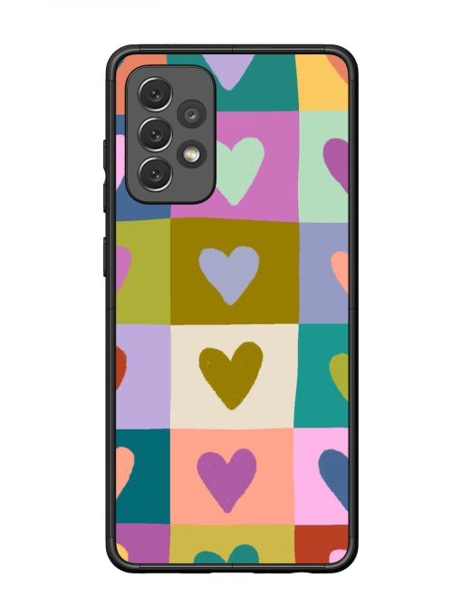 Box Of Hearts Glossy Soft Edge Case for Samsung Galaxy A72 Chachhi