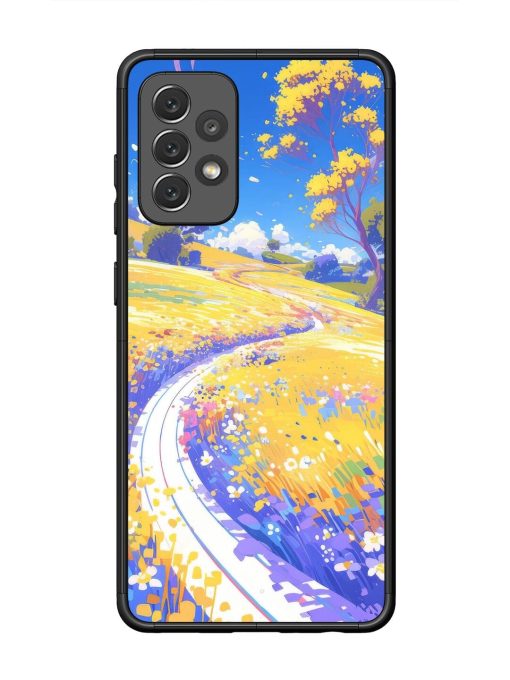 Vibrant Spring Meadow Glossy Soft Edge Case for Samsung Galaxy A72 Chachhi