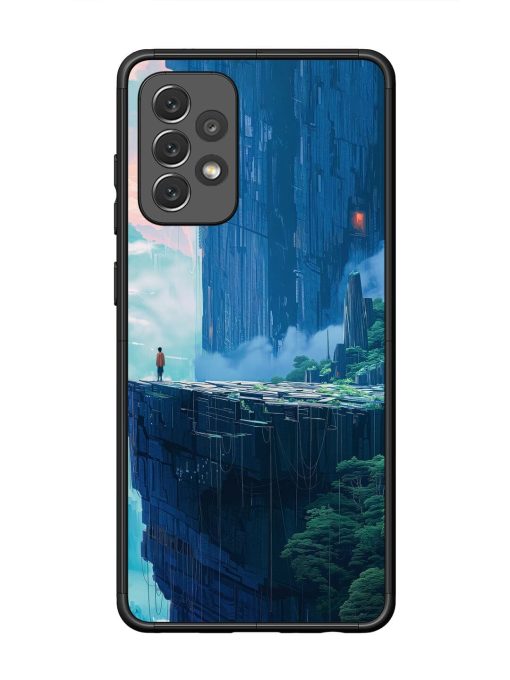 Solitude In The Sky Glossy Soft Edge Case for Samsung Galaxy A72