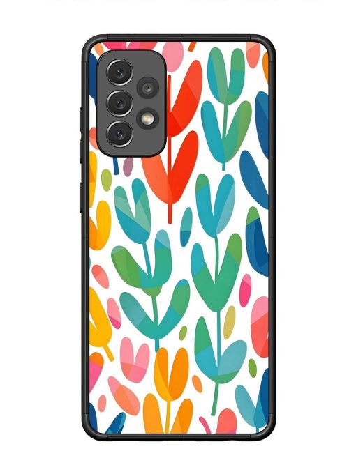 Rainbow Of Blooms Glossy Soft Edge Case for Samsung Galaxy A72