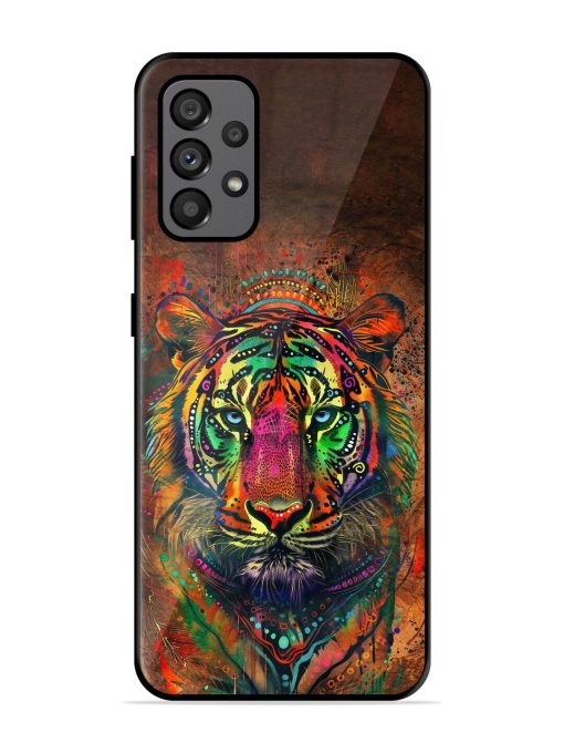 Cosmic Tiger Glossy Soft Edge Case for Samsung Galaxy A73 (5G)