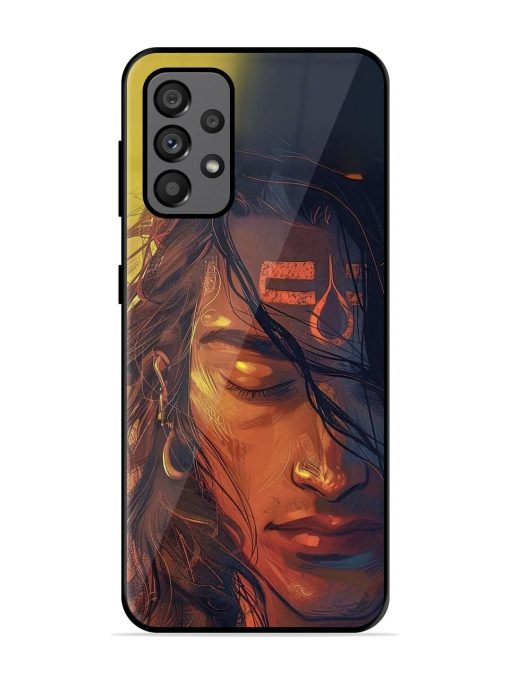 Tranquil Shiva Glossy Soft Edge Case for Samsung Galaxy A73 (5G)