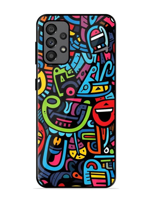 Doodlephoria Glossy Soft Edge Case for Samsung Galaxy A73 (5G)