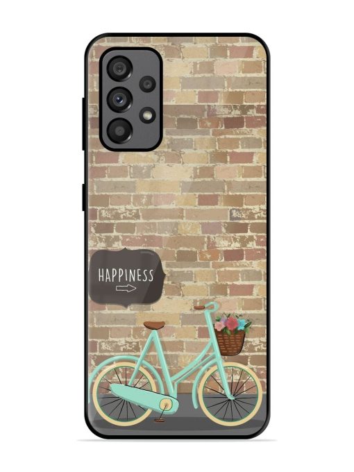 Pedaling Towards Happiness Glossy Soft Edge Case for Samsung Galaxy A73 (5G)