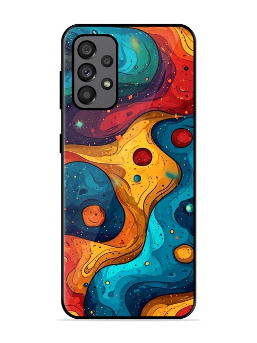 Cosmic Swirl Glossy Soft Edge Case for Samsung Galaxy A73 (5G)