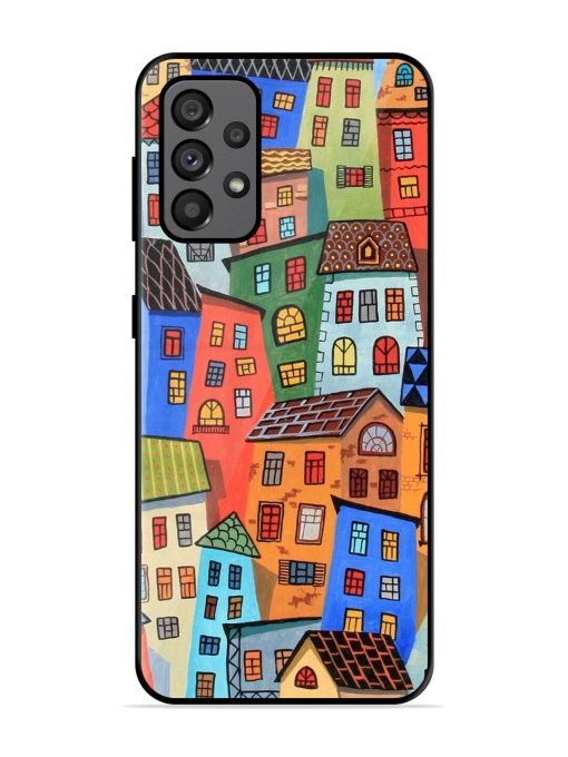 Rainbow House Glossy Soft Edge Case for Samsung Galaxy A73 (5G)