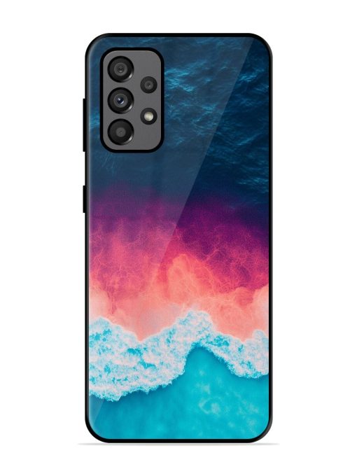 Where The Ocean Meets The Sky Glossy Soft Edge Case for Samsung Galaxy A73 (5G)