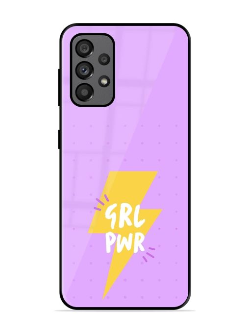 Girl Power Spark Glossy Soft Edge Case for Samsung Galaxy A73 (5G)