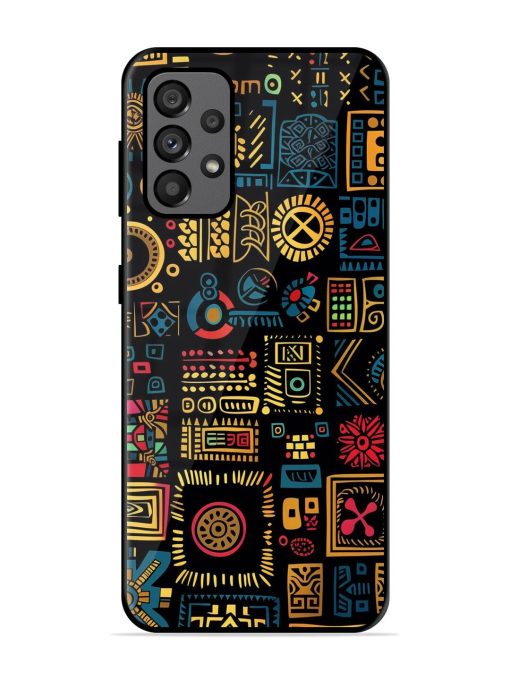 Tribal Tapestry Glossy Soft Edge Case for Samsung Galaxy A73 (5G)