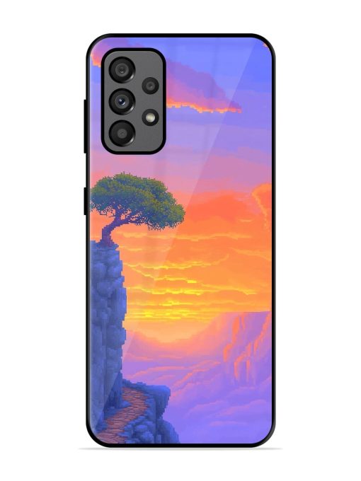 Cliffside Solitude Glossy Soft Edge Case for Samsung Galaxy A73 (5G)