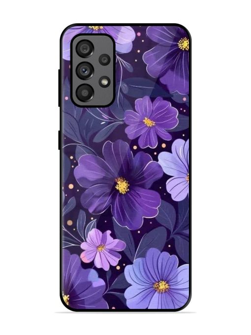 Purple Paradise Glossy Soft Edge Case for Samsung Galaxy A73 (5G)