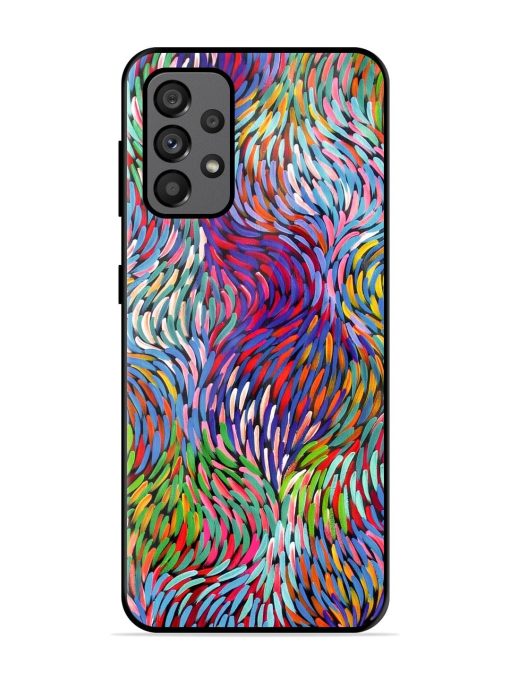 Vibrant Waves Glossy Soft Edge Case for Samsung Galaxy A73 (5G)