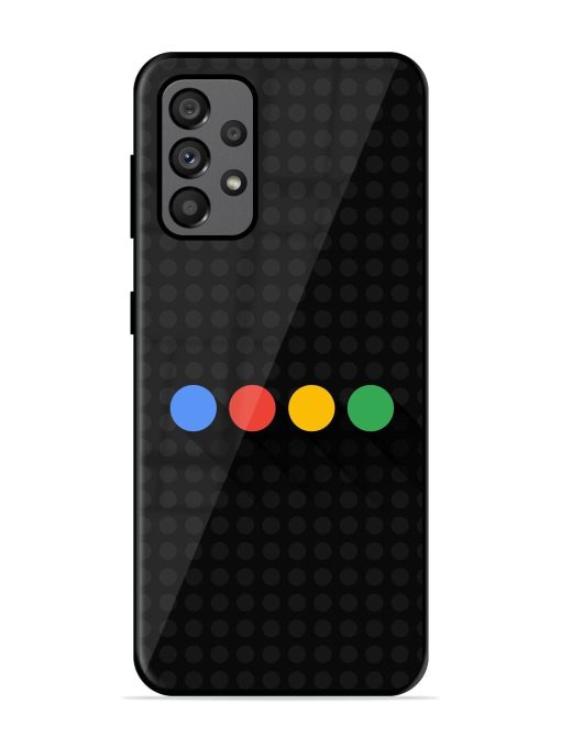 Google Dots Glossy Soft Edge Case for Samsung Galaxy A73 (5G)