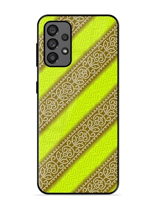 Golden Bandana Bliss Glossy Soft Edge Case for Samsung Galaxy A73 (5G)