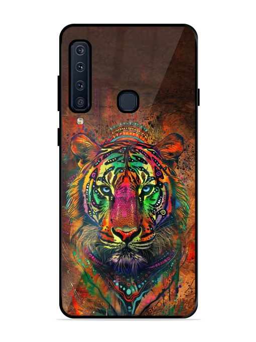 Cosmic Tiger Glossy Soft Edge Case for Samsung Galaxy A9 (2018) Chachhi