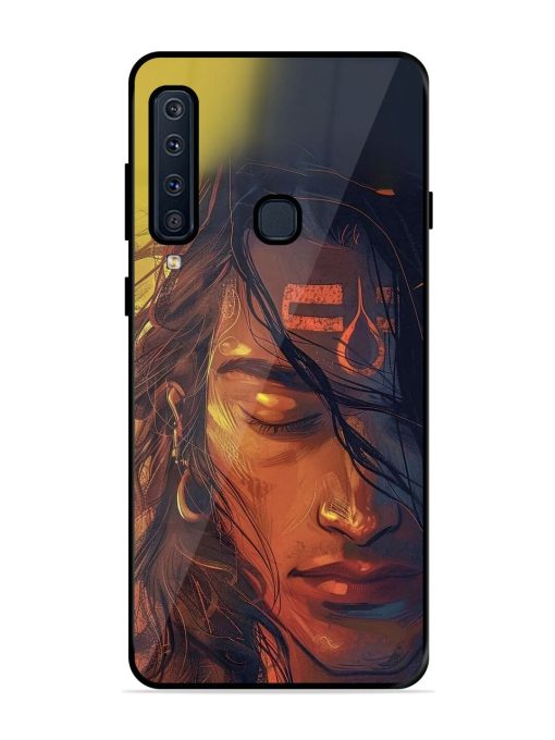 Tranquil Shiva Glossy Soft Edge Case for Samsung Galaxy A9 (2018) Chachhi