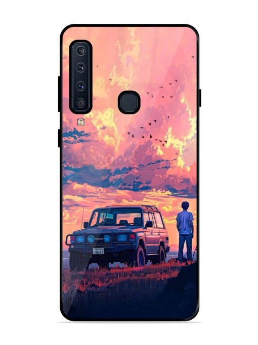 Solitude'S Horizon Glossy Soft Edge Case for Samsung Galaxy A9 (2018) Chachhi