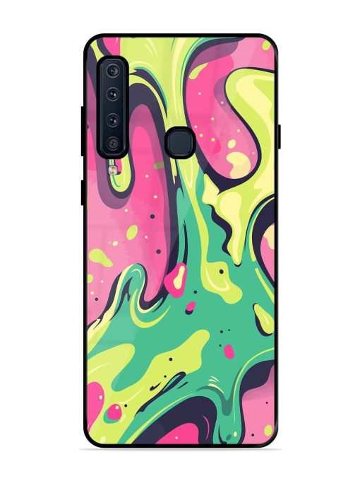 Gooey Grooves Glossy Soft Edge Case for Samsung Galaxy A9 (2018) Chachhi