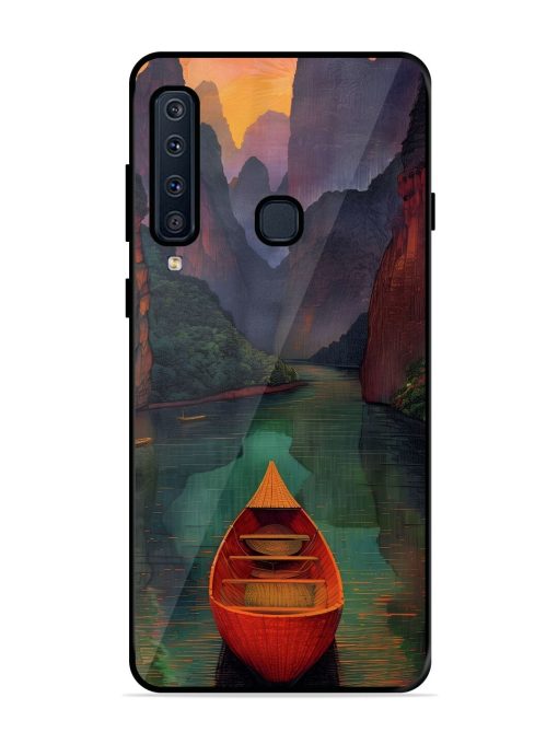 Serene Passage Glossy Soft Edge Case for Samsung Galaxy A9 (2018) Chachhi