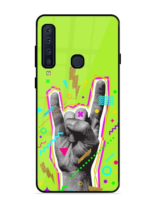 Neon Rock Glossy Soft Edge Case for Samsung Galaxy A9 (2018) Chachhi