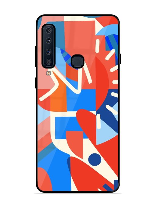 Abstract Harmony Glossy Soft Edge Case for Samsung Galaxy A9 (2018) Chachhi