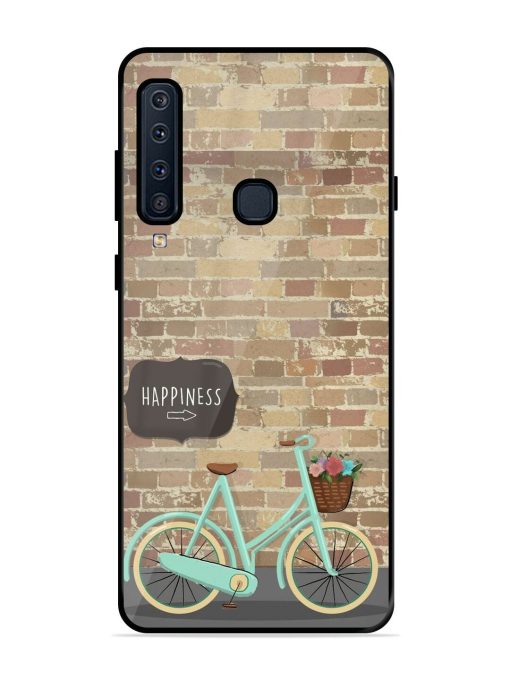 Pedaling Towards Happiness Glossy Soft Edge Case for Samsung Galaxy A9 (2018) Chachhi