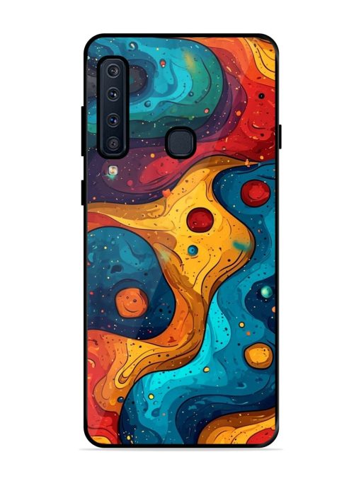 Cosmic Swirl Glossy Soft Edge Case for Samsung Galaxy A9 (2018)