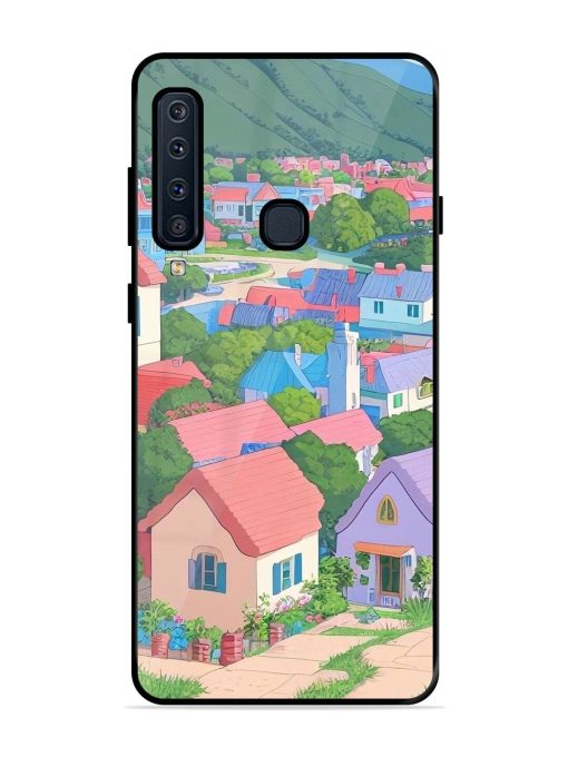 Pastel Paradise Glossy Soft Edge Case for Samsung Galaxy A9 (2018) Chachhi