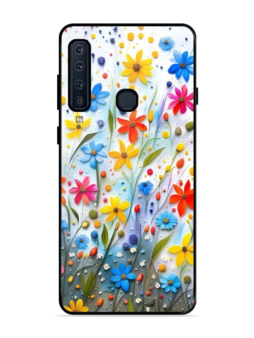 Vibrant Floral Glossy Soft Edge Case for Samsung Galaxy A9 (2018)