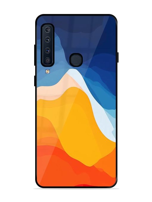 Liquid Landscape Glossy Soft Edge Case for Samsung Galaxy A9 (2018) Chachhi