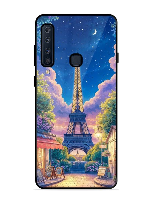 Twilight In Paris Glossy Soft Edge Case for Samsung Galaxy A9 (2018) Chachhi