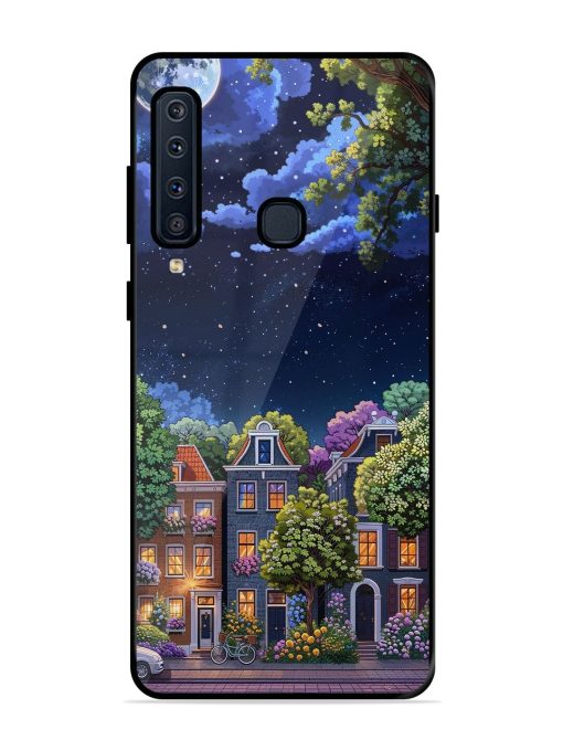 Moonlit Streets Glossy Soft Edge Case for Samsung Galaxy A9 (2018) Chachhi