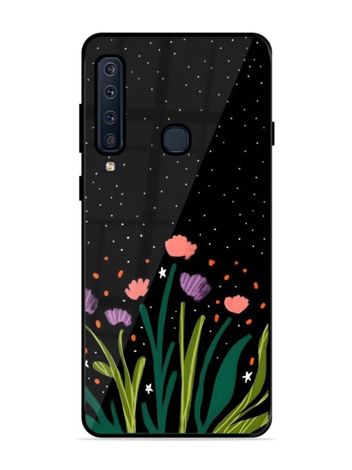 Midnight Bloom Glossy Soft Edge Case for Samsung Galaxy A9 (2018) Chachhi