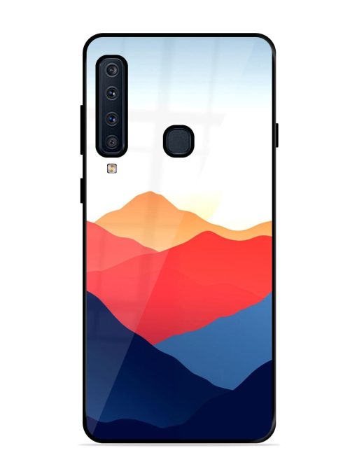 Sunset Peaks Glossy Soft Edge Case for Samsung Galaxy A9 (2018) Chachhi