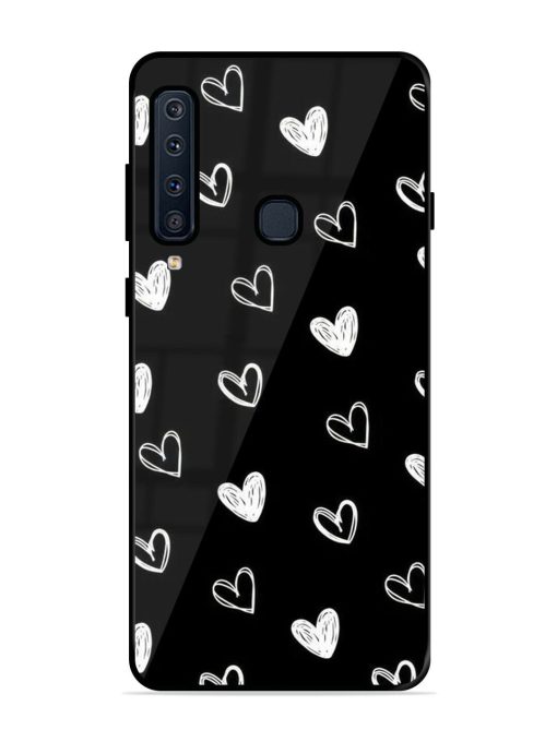 Scattered Hearts Glossy Soft Edge Case for Samsung Galaxy A9 (2018)