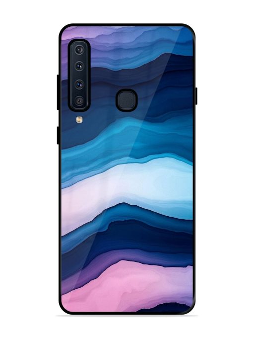 Oceanic Layers Glossy Soft Edge Case for Samsung Galaxy A9 (2018)