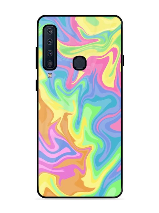 Whimsical Swirl Glossy Soft Edge Case for Samsung Galaxy A9 (2018) Chachhi