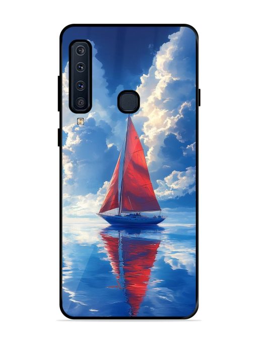 Crimson Sails Glossy Soft Edge Case for Samsung Galaxy A9 (2018) Chachhi