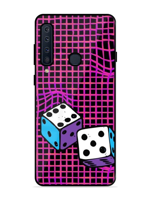 Glitched Dice Glossy Soft Edge Case for Samsung Galaxy A9 (2018) Chachhi