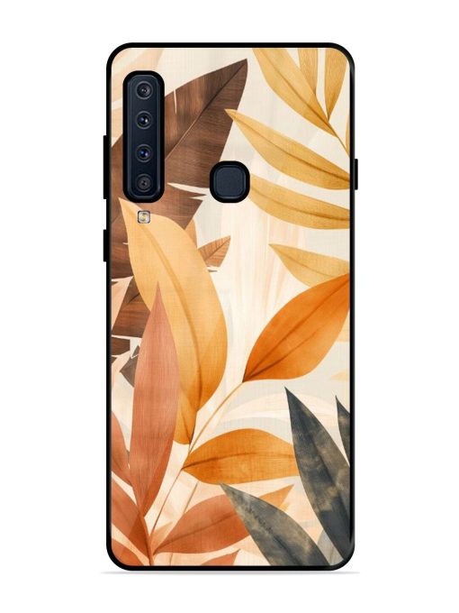 Earthy Elegance Glossy Soft Edge Case for Samsung Galaxy A9 (2018) Chachhi