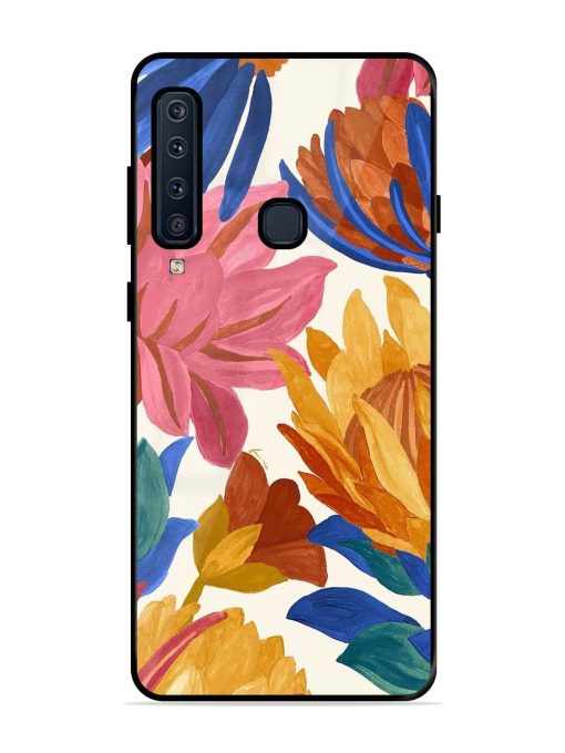 Blooming Tapestry Glossy Soft Edge Case for Samsung Galaxy A9 (2018) Chachhi