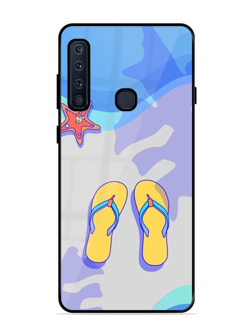 Sandy Toes And Salty Seas Glossy Soft Edge Case for Samsung Galaxy A9 (2018) Chachhi