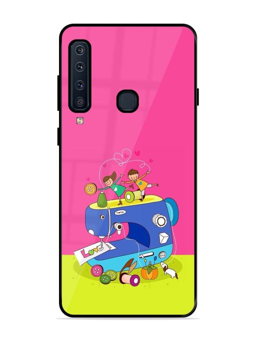 Sew Cute Glossy Soft Edge Case for Samsung Galaxy A9 (2018) Chachhi